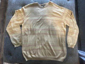 Ermenegildo Zegna Men's Crew Neck Summer Weight Sweater L / XL 54 Cotton Blend - Picture 1 of 4