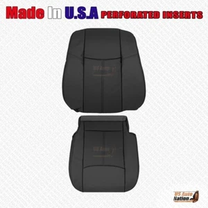2015 2016 For Nissan Pathfinder Driver Bottom-Top Perforated Leather Cover Black - Picture 1 of 5