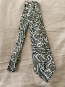 GEOFFREY BEE grüne Paisley-Krawatte - Bild 1 von 6