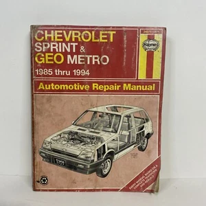 Haynes Repair Manual Chevrolet Sprint & Geo Metro 1985-1994 24075 Book Guide - Bild 1 von 12