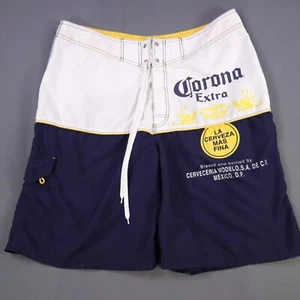 Corona Extra Swim Board Shorts Mens size 36 " waist 9" inseam - Picture 1 of 5