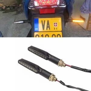 For Ducati Monster 695 620 600 Z750 Motorcycle LED Turn Signal Lights Amber 10mm - Picture 1 of 12