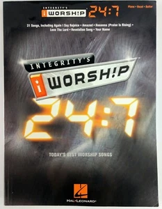 Integrity's Worship 24:7 Music Song Book Praise Gospel Hymns 31 songs - Picture 1 of 4