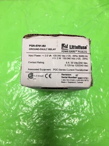 Littelfuse PGR-5701-0U Ground Fault Relay -120-240VAC - Picture 1 of 7