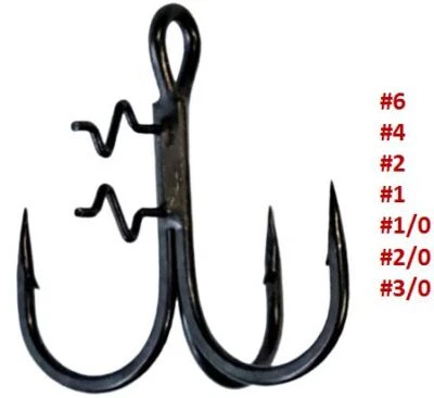 BKK ASSIST SPEAR-21 SS Raubfisch Drilling + Klammer Spike Salzwasser resistent