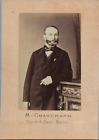 France, Portrait du Député Chauchard, Vintage print, circa 1870 Tirage vintage l