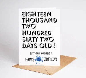 Funny 50th Birthday Card Son Daughter Brother Sister Nephew Grandson BC270 - Picture 1 of 3