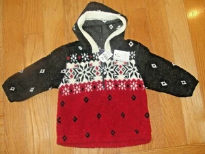 Toddler Boys TCP The Children's Place Hooded Sherpa Jacket 24 Months NEW NWT - Picture 1 of 2