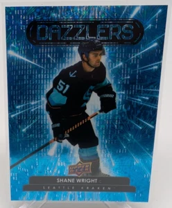 Shane Wright 2022-23 Upper Deck Series 2 Blue Dazzlers Rookie Card #DZ-64 Kraken - Picture 1 of 2
