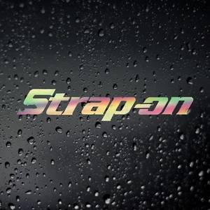 Strap On Funny Tool Box or Car Gold Oil Slick Sticker, Camper Van Bike Decal - Picture 1 of 3