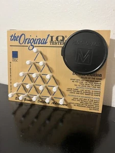 Vintage The Original IQ Tester Deluxe Edition USA Wood Brain Teaser Game 1976 - Picture 1 of 4