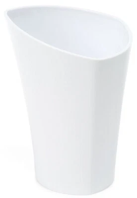  Orchideentopf Übertopf Rund Blumentopf Kunststoff Pflanzentopf Weiß  - Bild 1 von 3