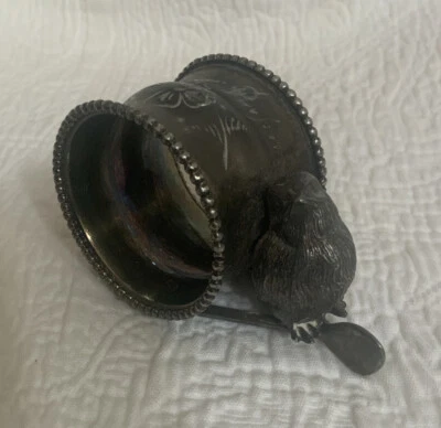 Victoriano Van Bergh Servilleta Anillo Pájaro Wishbone 'Papá' Foto 1 de 4