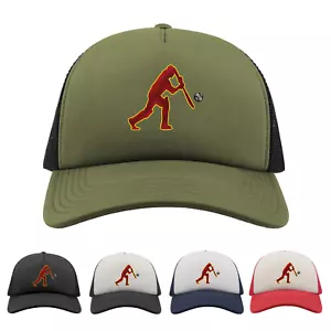 Cricket Trucker Cap Cricketer Player Gift Sports Fashion Dad Uncle Baseball HAT - Picture 1 of 8