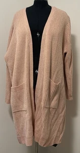 Yours Capsule Collection Ladies Pink Cardigan Wrap Plus Size (SIZE 28 UK) - Picture 1 of 13