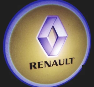Distance Sensor,Battery Operated,Adhesive Under-Door LED Logo for Renault - Foto 1 di 7