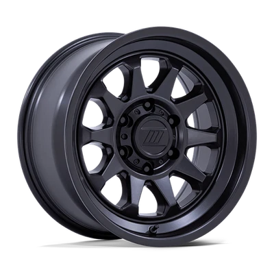 17x8.5 Pro Comp PA203 Beacon Matte Black Wheels 6x5.5 (0mm) Set of 4 - Image 1 of 4