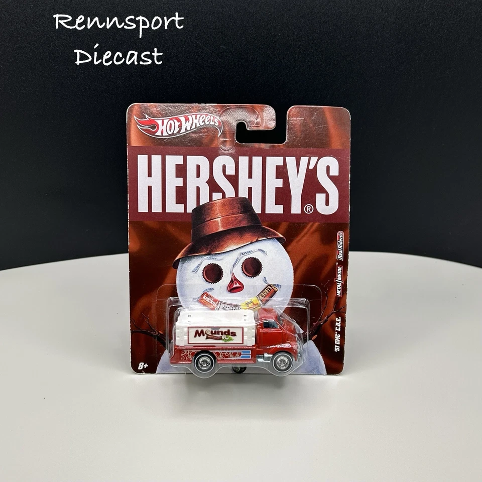 Hot Wheels Premium 2011 - Hershey's Candy - Mounds Bar - '51 GMC C.O.E. (Rojo) Foto 1 de 1