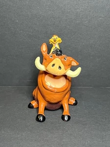 Vintage Disney Lion King Timon & Pumbaa PVC Cake Topper Toy Figurine 2.75" - Picture 1 of 7