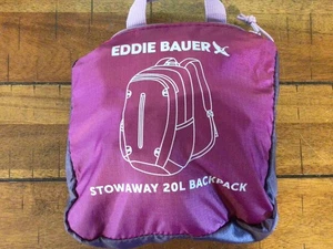 Eddie Bauer Stowaway 20L Daypack Rucksack Mauve Lila Wandern Reisen U5 - Bild 1 von 3