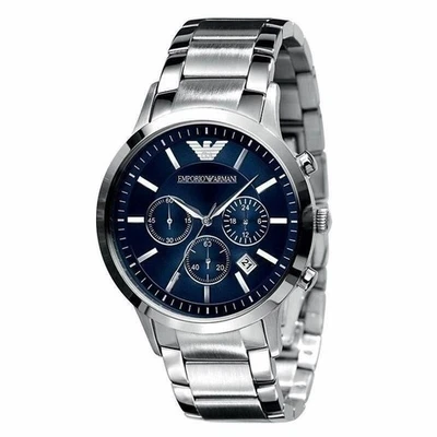 Emporio Armani Men's Chronograph, Stainless Steel Watch, 43mm case size - Image 1 of 4