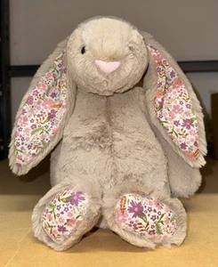 Jellycat Blossom Beige Bunny 'Petal' Medium NWT Authentic - Picture 1 of 2