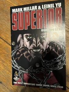 Superior #2 Mark Millar Icon Comic 1st Print 2011 VG - Picture 1 of 2