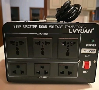 LYUS-5000 Watt Step UP&STEP DOWN Voltage Transformer - Image 1 of 4