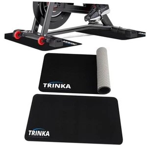 2PCS Peloton Exercise Bike Mat for Carpet & Hardwood Floors, Non-Slip Mat  - Picture 1 of 8
