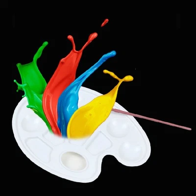  2 Pcs Kid Plateau De Peinture Creative Peinture Bricolage Plateau De Peinture - Photo 1/4