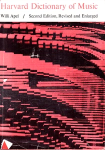 91ms. Harvard Dictionary of Music - Willi Apel - Imagen 1 de 1