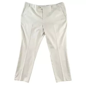 AXL+CO by Connor Slim Ankle Pants Mid-Rise Tapered Leg Classic Fit White Size 48 - Picture 1 of 9