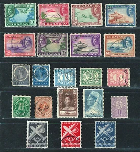 NETHERLANDS ANTILLES 1892-1947 Very Fine Used Stamps Set - Picture 1 of 8