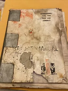 International 1440 1460 1480 Combine Operators Owners Maintenance Manual Shop - Picture 1 of 12