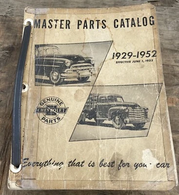 Chevrolet Master Parts Manual 1929-1952 Foto 1 de 4