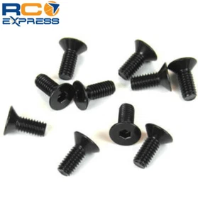 Tekno RC M4x10mm Flat Head Screws (black 10 pieces) TKR1343 - Picture 1 of 1