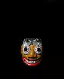 Unique Handcrafted 4 inch Wooden Cobra Devil Mask from Sri Lanka | Traditional - Picture 1 of 1