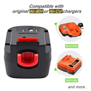 For Black Decker 12V A12 A1712 HPB12 FSB12 FS120B BD1204L 4000mAh Ni-MH Battery - Picture 1 of 12