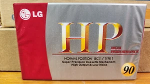 LG Goldstar HP 90 Type I Blank Audio Cassette Tape - New - Made In Korea - Picture 1 of 2