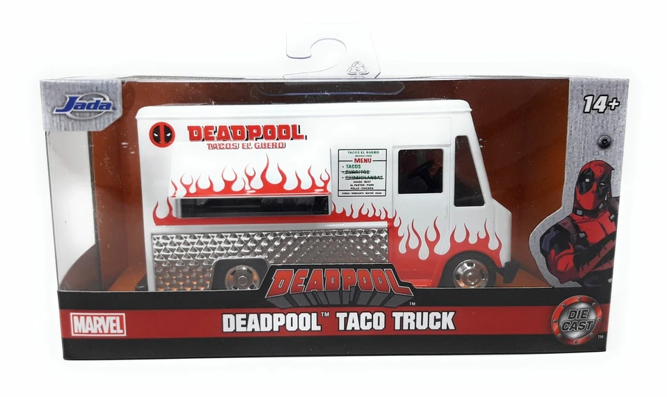 Jada Toys 1/32 Marvel Deadpool Taco Truck metal model car - Image 1 of 1