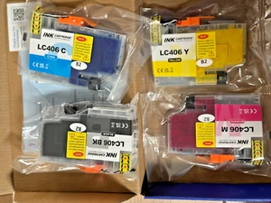 Premium LC406 Tintenpatronen (Schwarz, Cyan, Magenta, Gelb) - Bild 1 von 4