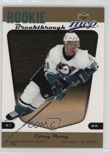 2005-06 Upper Deck MVP Rookie Breakthrough Corey Perry #RB9 Rookie RC