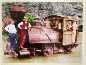 KILAUEA LOCOMOTIVE, KAUAI? 1890'S ©HAND COLORED B&W GICLEE PHOTO ON 8X10" MATT - Picture 1 of 1