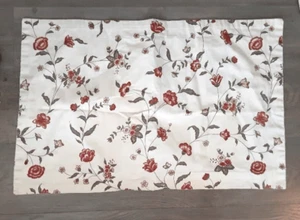 Par de fundas de almohada king florales hechas a medida 27X16 rosa crema - Imagen 1 de 4