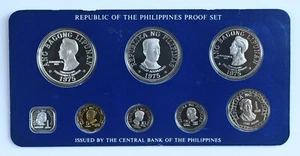 1975 Republic of the Philippines 8-Coin Proof Set PS16 in Original Packaging - Picture 1 of 11