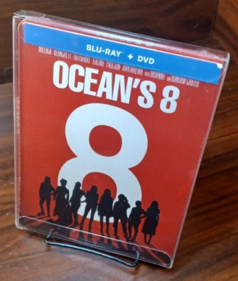 Ocean’s 8 Steelbook (Blu-ray) w/PROTECTIVE SLEEVE-NEW-Free Box SHIPPING - Image 1 of 4