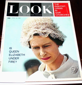Look Magazine April 1962 Queen Elizabeth Chesterfield Ad - Bild 1 von 6