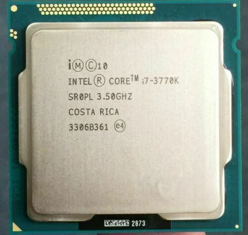 Procesador de escritorio Intel Core i7-3770K cuatro núcleos 3,5 GHz (3,9 GHz Turbo) LGA 1155  Foto 1 de 1