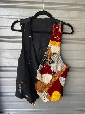 Chaleco de Lana Bordado Accesorios Lord West De Colección Para Hombre L Funky Boho Hippie Foto 1 de 4