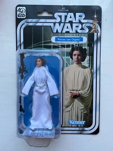 Bnib Star Wars 40TH Aniversario Serie Princesa Leia Organa Kenner Acción Figura - Imagen 1 de 3